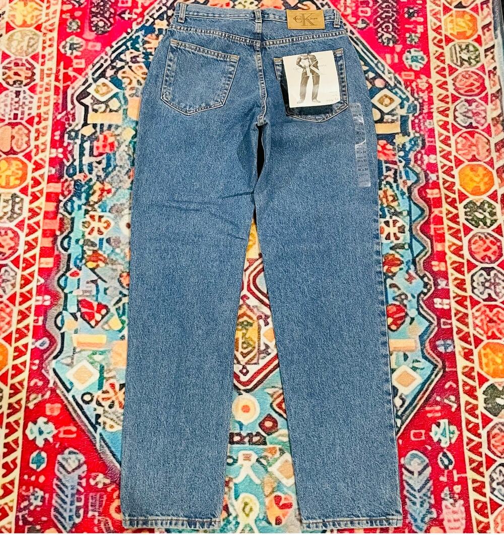 NWT Calvin Klein Deadstock Easy Fit Relaxed Grunge Denim Jeans Size 31/32